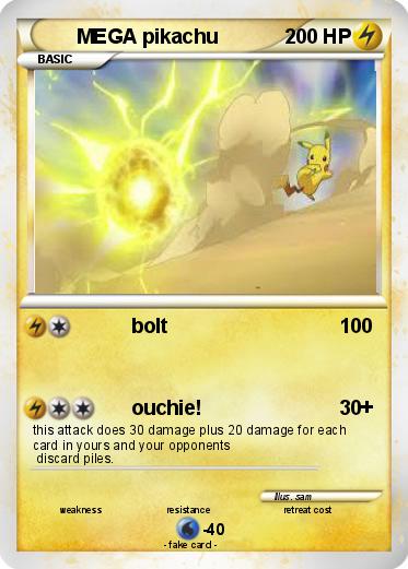 Pokemon MEGA pikachu