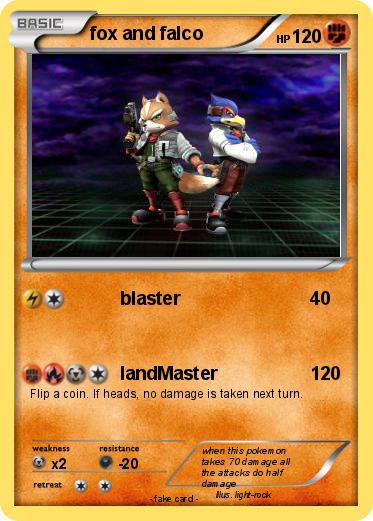 Pokemon fox and falco