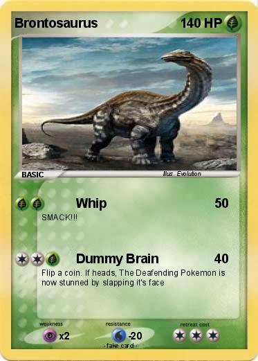 Pokemon Brontosaurus