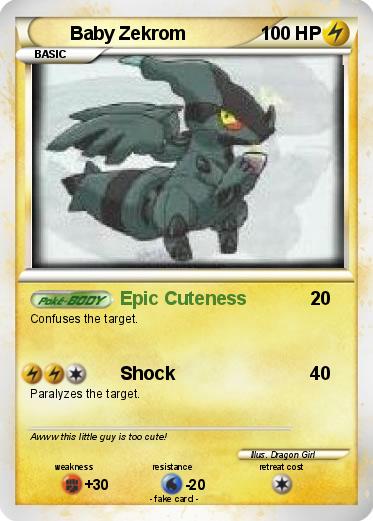 Pokemon Baby Zekrom