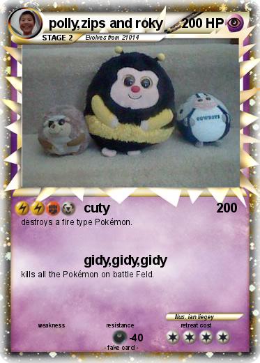 Pokemon polly,zips and roky