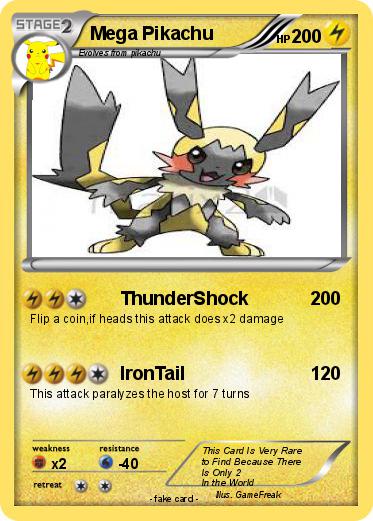 Pokemon Mega Pikachu