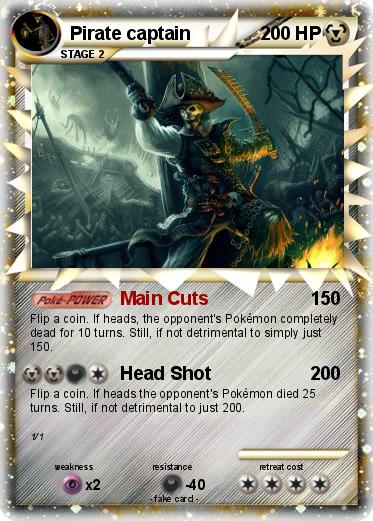 Pokemon Pirate captain