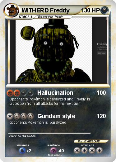 Pokemon WITHERD Freddy