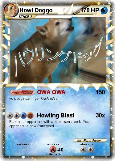 Pokemon Howl Doggo