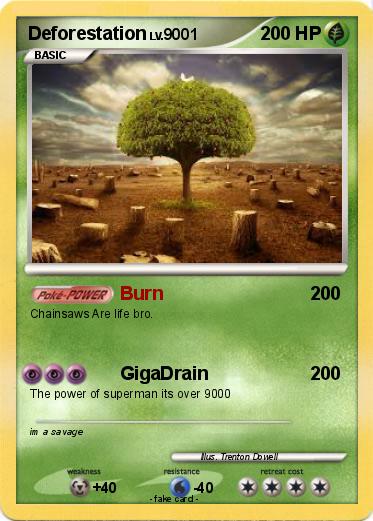 Pokemon Deforestation
