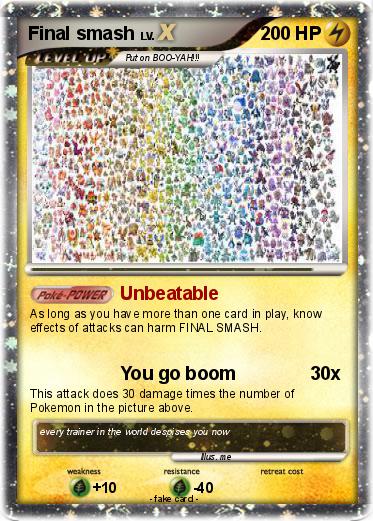 Pokemon Final smash