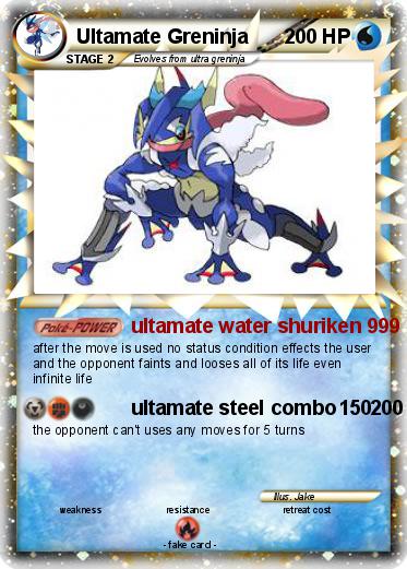 Pokemon Ultamate Greninja