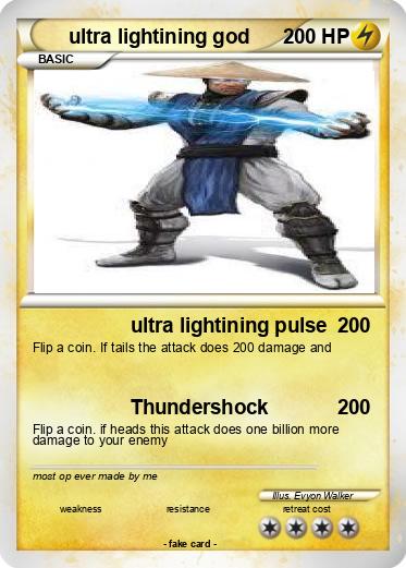 Pokemon ultra lightining god