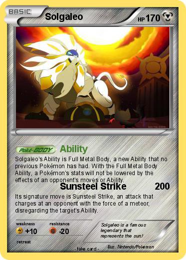 Pokemon Solgaleo