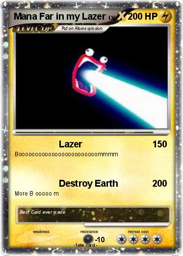 Pokemon Mana Far in my Lazer