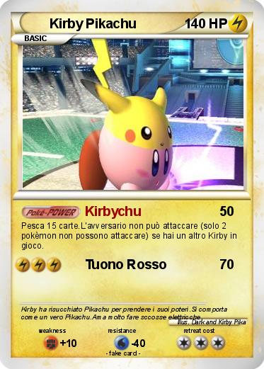 Pokemon Kirby Pikachu
