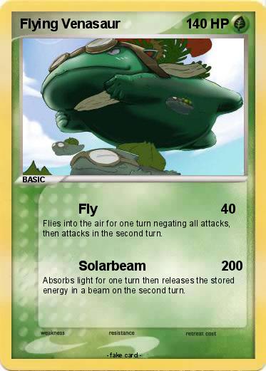 Pokemon Flying Venasaur
