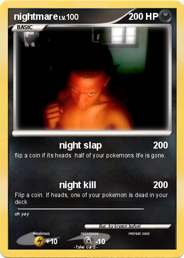 Pokemon nightmare