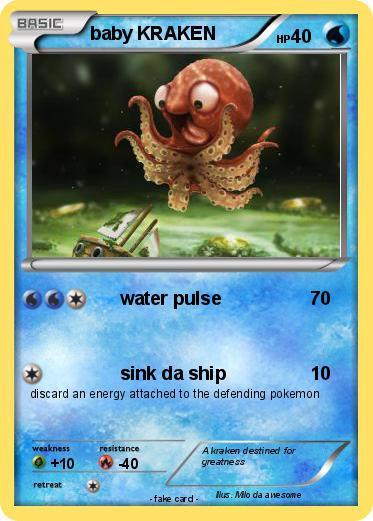 Pokemon baby KRAKEN