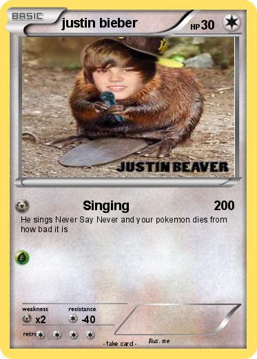 Pokemon justin bieber