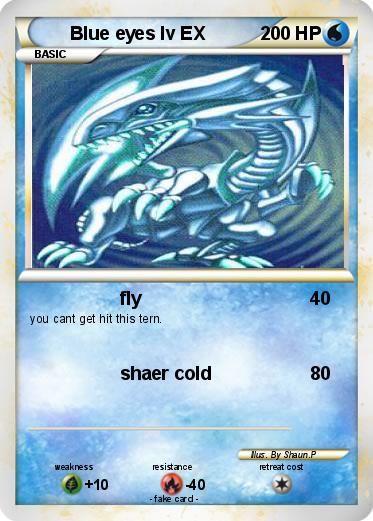 Pokemon Blue eyes lv EX