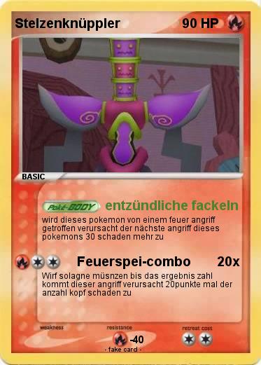 Pokemon Stelzenknüppler