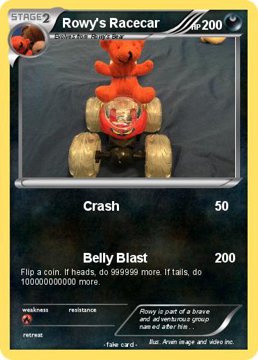 Pokemon Rowy's Racecar