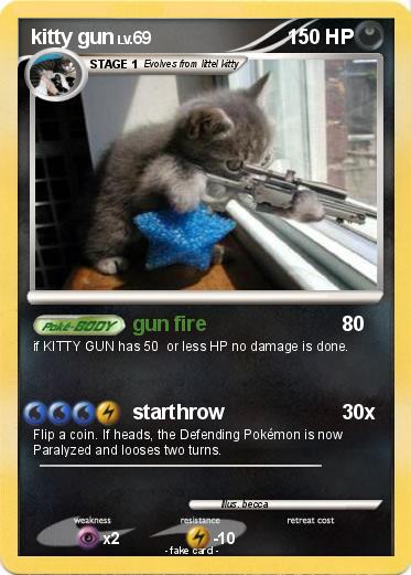 Pokemon kitty gun