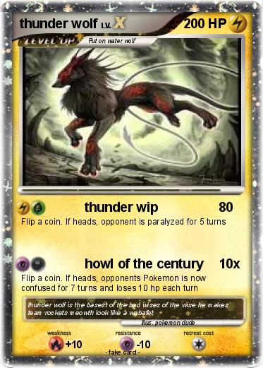 Pokemon thunder wolf