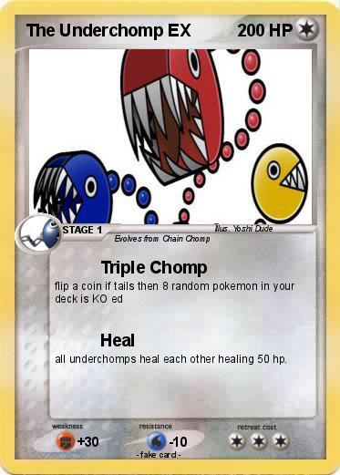 Pokemon The Underchomp EX