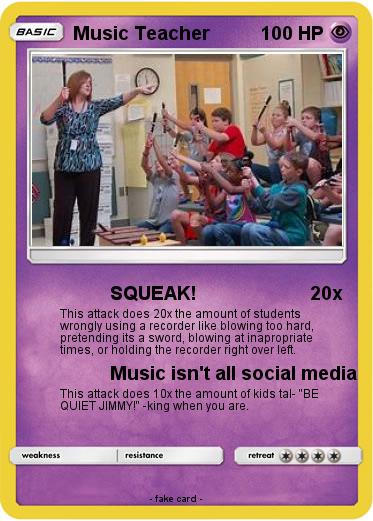 Pokemon Music Teacher