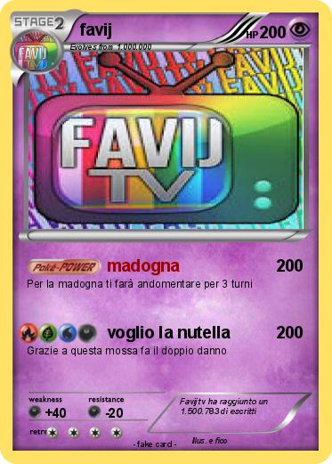 Pokemon favij