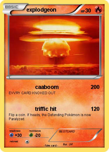 Pokemon explodgeon