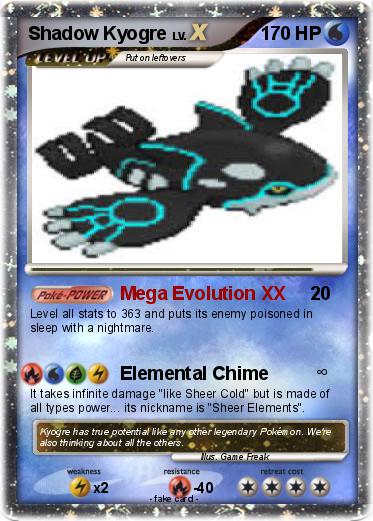 Pokemon Shadow Kyogre