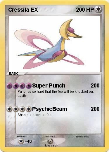 Pokemon Cressila EX