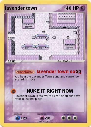Pokemon lavender town