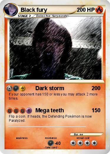 Pokemon Black fury