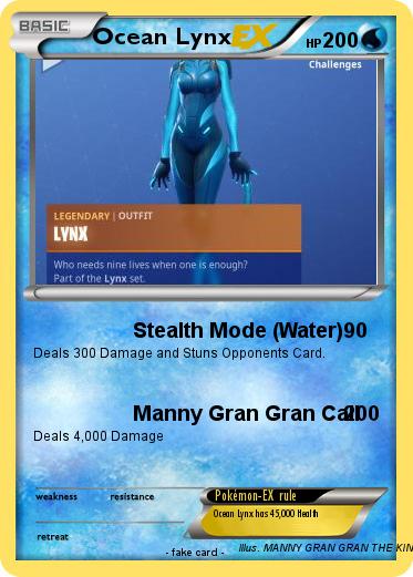 Pokemon Ocean Lynx