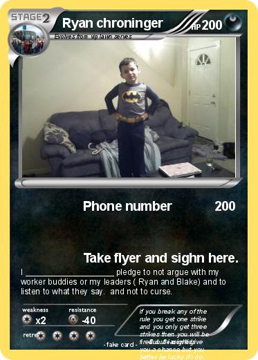 Pokemon Ryan chroninger
