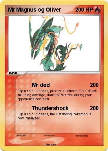Pokemon Mr Magnus og Oliver