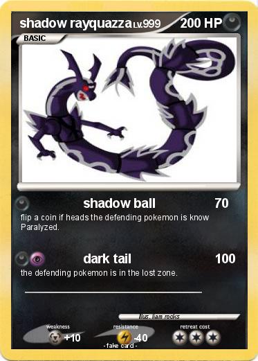 Pokemon shadow rayquazza