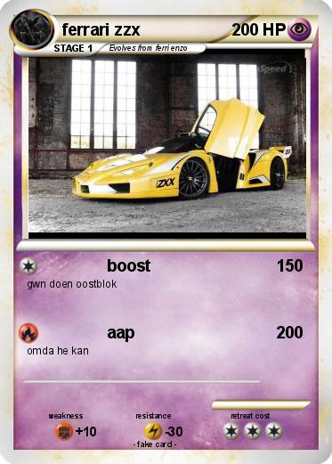 Pokemon ferrari zzx