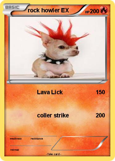 Pokemon rock howler EX