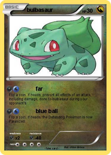 Pokemon bulbasaur