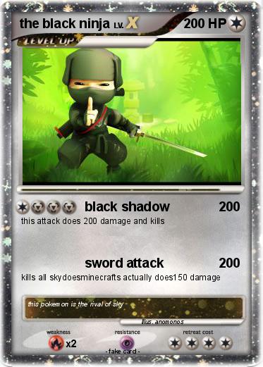 Pokemon the black ninja