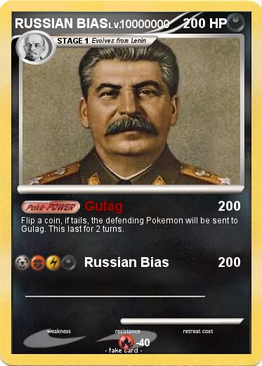 Pokemon RUSSIAN BIAS