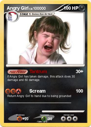 Pokemon Angry Girl
