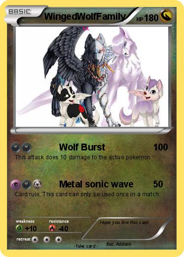 Pokemon WingedWolfFamily