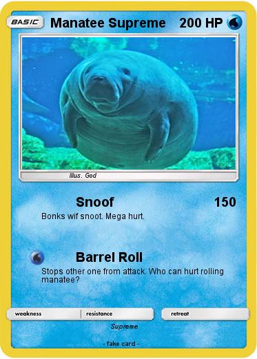 Pokemon Manatee Supreme