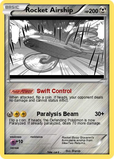 Pokemon Rocket Airship