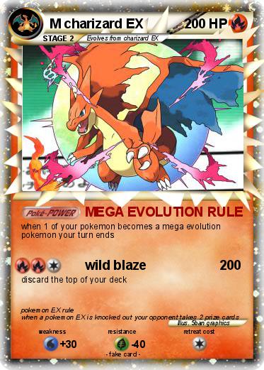 Pokemon M charizard EX