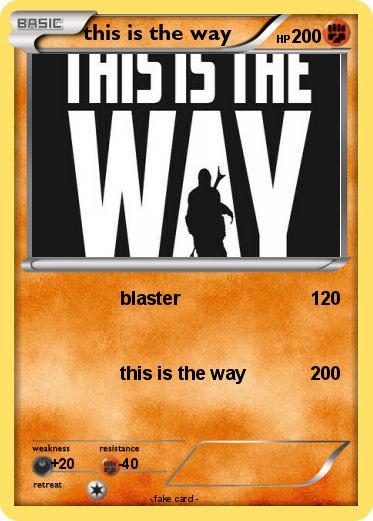 Pokemon this is the way