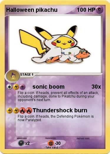 Pokemon Halloween pikachu
