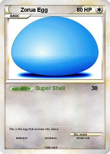 Pokemon Zorua Egg